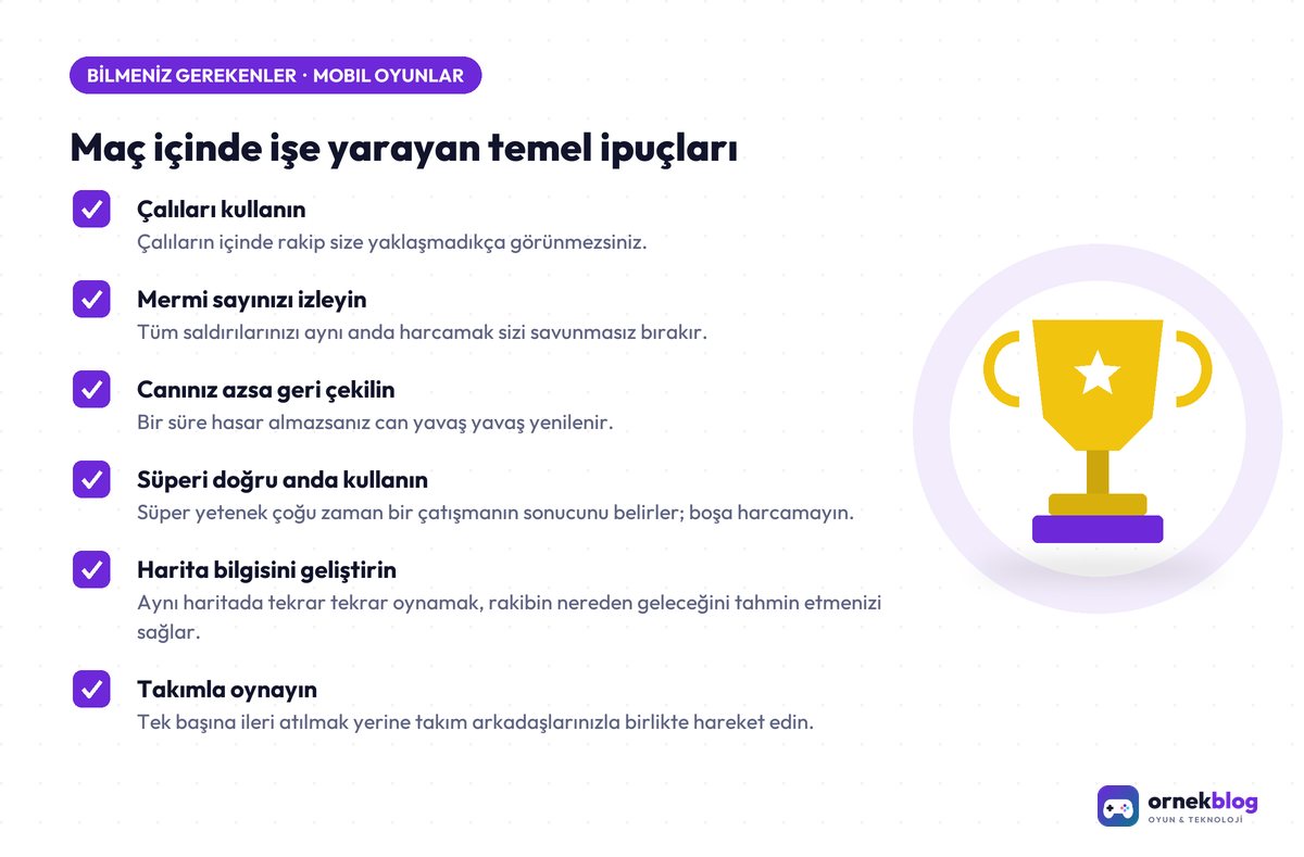 Maç içinde işe yarayan temel ipuçları – özet görseli